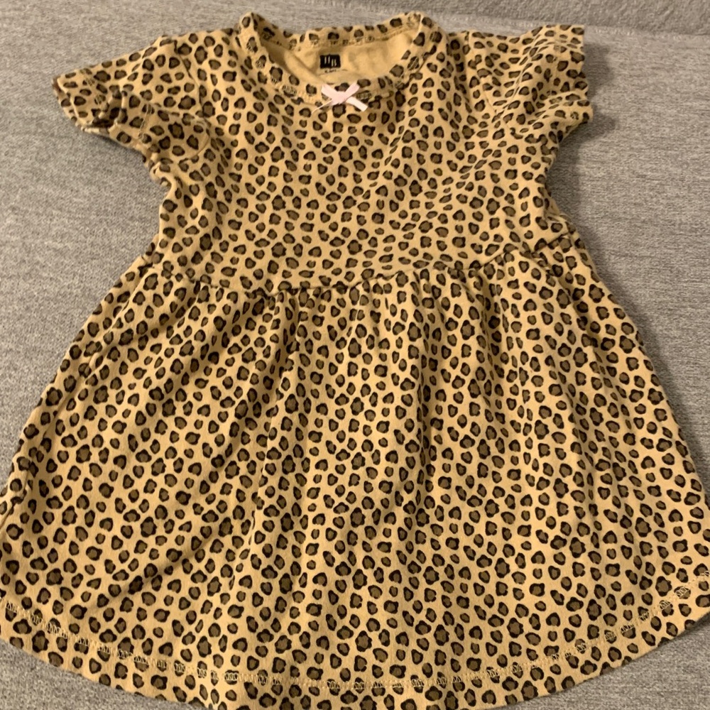 Leopard Print Baby Dress 6-9 months